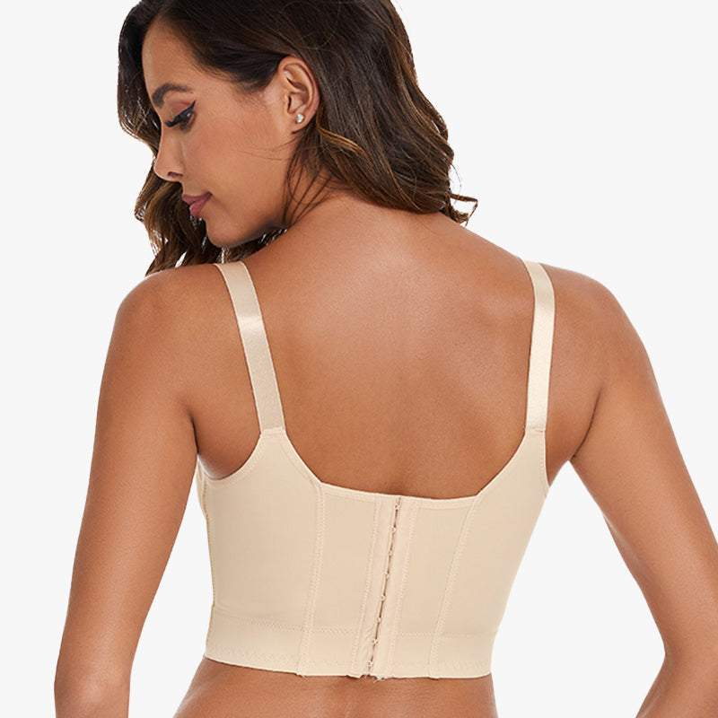 PHYTIQ® Full-Coverage Back Smoothing Bra-Beige