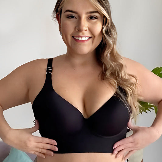 PHYTIQ® Full-Coverage Back Smoothing Bra-Black