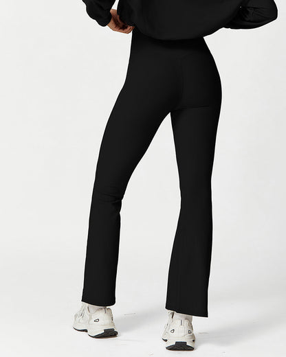 PHYTIQ®High Waist Ribbed Workout Flare Pants