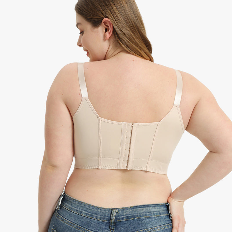 PHYTIQ® Full-Coverage Back Smoothing Bra-Beige