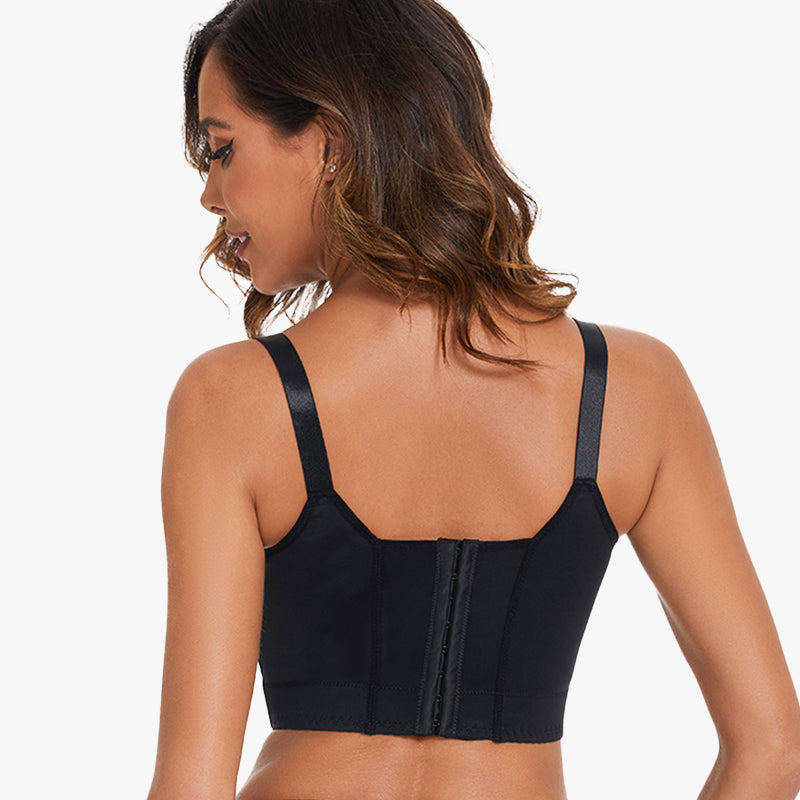 PHYTIQ® Full-Coverage Back Smoothing Bra-Black