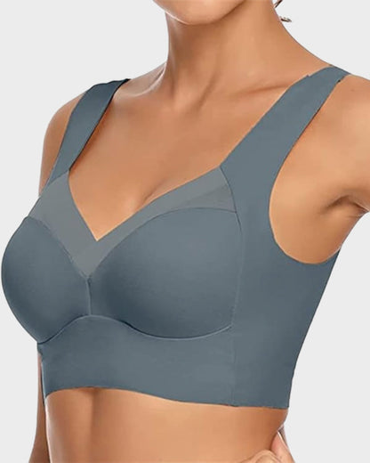 PHYTIQ® Seamless Wirefree Mesh Comfortable Smoothing Bra