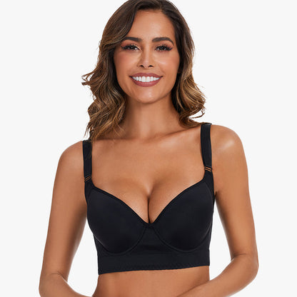 PHYTIQ® Full-Coverage Back Smoothing Bra-Black