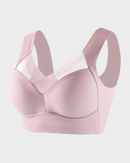 PHYTIQ® Seamless Wirefree Mesh Comfortable Smoothing Bra