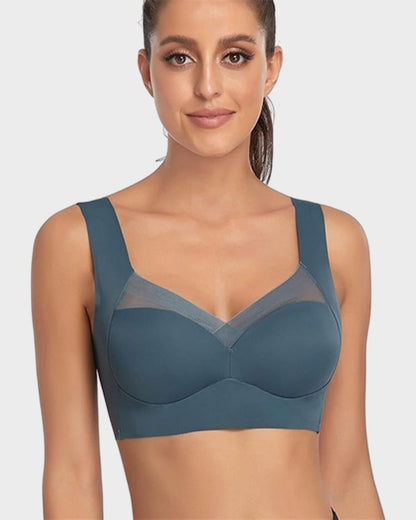 PHYTIQ® Seamless Wirefree Mesh Comfortable Smoothing Bra