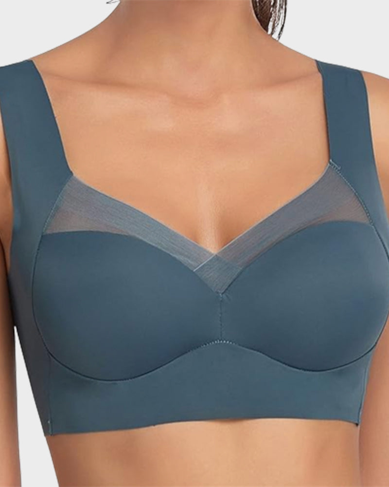 PHYTIQ® Seamless Wirefree Mesh Comfortable Smoothing Bra