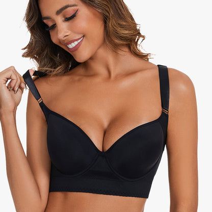 PHYTIQ® Full-Coverage Back Smoothing Bra-Black