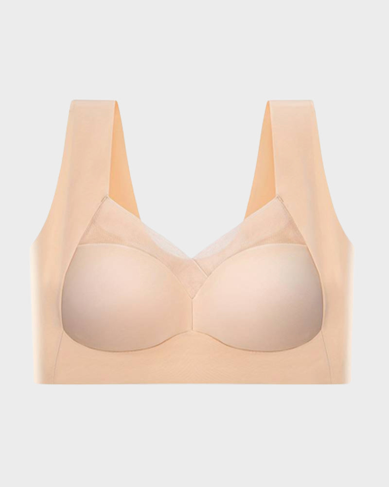 PHYTIQ® Seamless Wirefree Mesh Comfortable Smoothing Bra